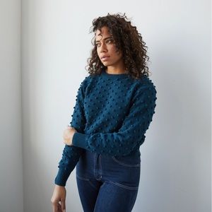 misha & puff popcorn crewneck sweater